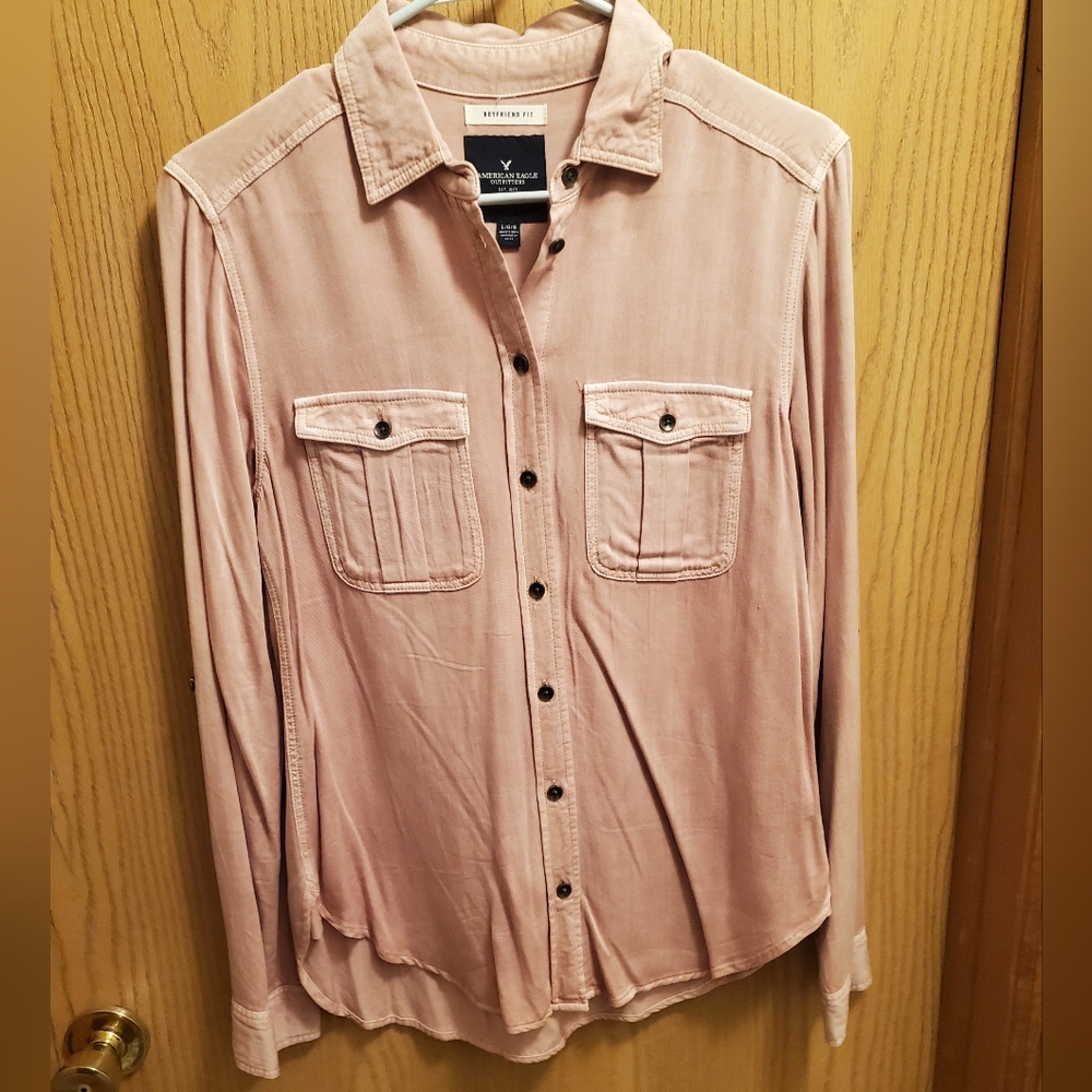 American Eagle Womens Button Down Top - Large